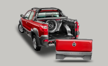 Check out this spare tire location!